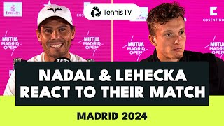 Rafael Nadal & Jiri Lehecka React To Nadal's Final Madrid Match | Madrid 2024