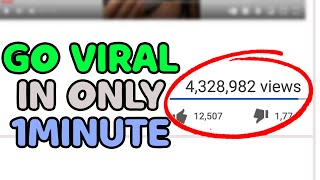 How to Make a YouTube Short Go Viral in 1 Minute (Complete Beginner Guide)