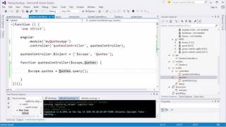 AngularJS and MVC 6 Web API tutorials