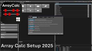 D&B Array Calc Setup 2025