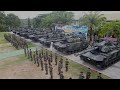 Tradisi Penerimaan 9 Unit Kendaraan Tempur Medium Tank Harimau Oleh Wadanpussenkav TNI AD