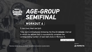 Workout 6 — 2022 Age-Group Semifinal