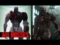 Resident Evil HD Remaster - All Bosses Battles Comparison Side by Side - Original VS Remaster