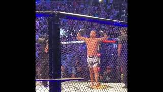 Crowd goes crazy for NATE DIAZ