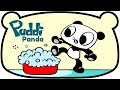 The SAFE way to take a bath... 🧼😂 | Puddi Panda #shorts #comics #funnycomics