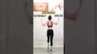 5 Minutes Everyday For Women To Flatten Belly and Slim Legs Fast #shorts