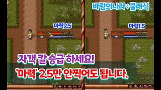 [바람의나라 : 클래식]자객 칼 승급해도 됩니다!(마력2.5 안찍어도 되는이유)