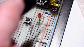 Momentary tactile push button switch based AND gate circuit how to demonstration