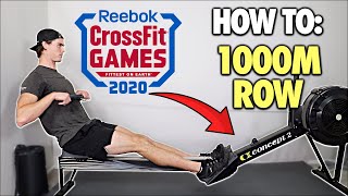 Rowing Machine: The Optimal 1000-Meter Row Strategy