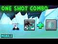 『Best Fruit Ice + Dragon Talon One shot combo』Mobile l Bounty hunt | Blox fruits update 17 part 3