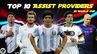 Top 10 Assist providers of all time in world cup | Footballers with most assist in world cup history