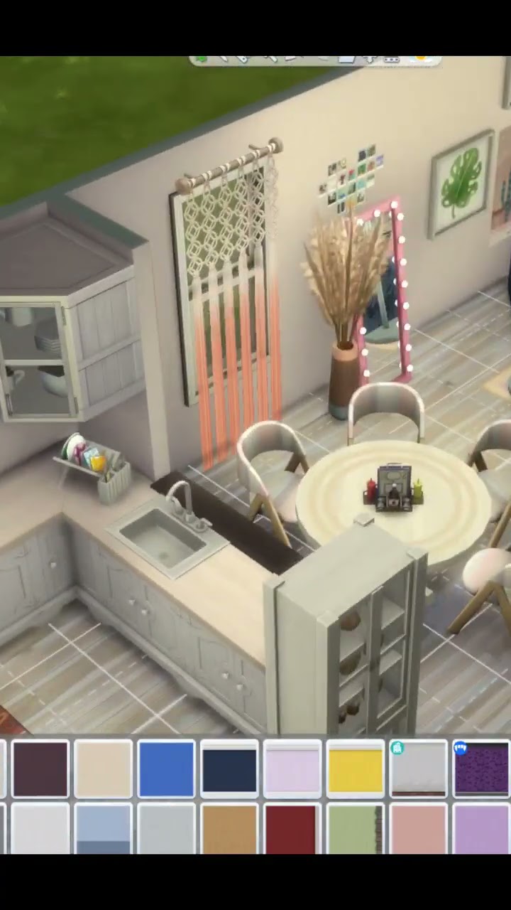 Идея для кухни в Симс 4 Строительство в The Sims 4 #симс4 #thesims4 #ts4 #shorts