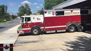 PGFD Rescue Squad 814 Responding