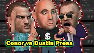 Conor vs Dustin press conference & face off