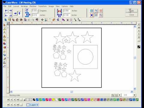 Laserworx Advanced Nesting Youtube