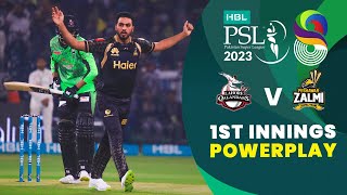 1st Innings Powerplay | Lahore Qalandars vs Peshawar Zalmi | Match 15 | HBL PSL 8 | MI2T