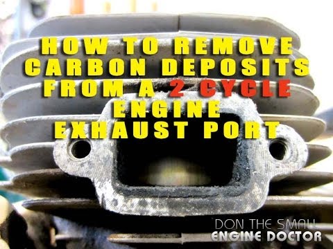 How To Remove Carbon From A 2 Cycle Engine Exhaust Port How To Remove Carbon From A 2 Cycle Engine Exhaust Port