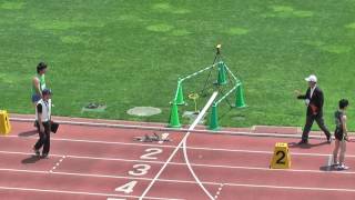 H29　千葉県高校総体　男子4x100mR　予選5組