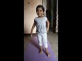 cute baby learn surya namaskar 4