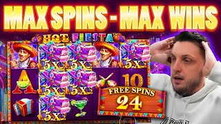 Can MAX SPINS On Hot Fiesta Get A MAX WIN????