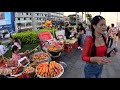 Phnom Penh City 2024 - Walking Tour @ Riverside Street Food - Cambodia Tourism 4K