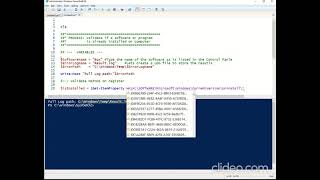 Use Powershell to search Software Installed - Registry Search