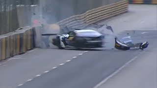 Huge Crash Macau GP 2024