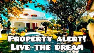 PROPERTY ALERT! Hilltop house with massive garden ten mins from epic beaches #calabria #property