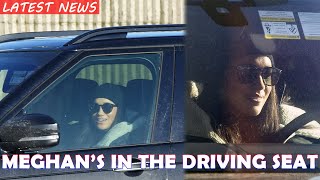 Meghan's in the driving seat