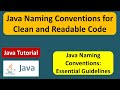 Java Naming Conventions for Clean and Readable Code | Naming Conventions in Java | Java Tutorial
