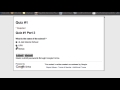 Using Google Forms to make a multiple-choice quiz