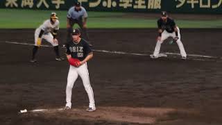 オリックス·山崎颯一郎投手 最後のバッターを抑え、試合終了シーン 2023/6/13