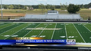 Amory High Schools begins new chapter with new football stadium after tornado