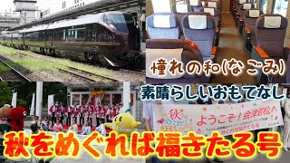 憧れのなごみ（和）に乗りました！E655系ハイグレード車両！ 秋をめぐれば福きたる号 上野発会津若松行き