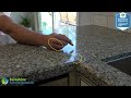 Granite Counter Seam Polishing And Repair!