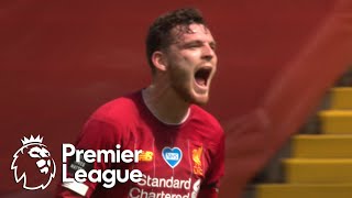 Andy Robertson heads Liverpool into the lead against Burnley | Premier League | NBC Sports