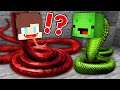 JJ and Mikey Morph to Snakes in Minecraft (Maizen Mazien Mizen)