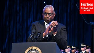 The Department Of Defense Holds A Farewell Tribute Ceremony For Defense Secretary Lloyd Austin