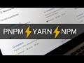 Which Is The Best Package Manager? | NPM vs YARN vs PNPM