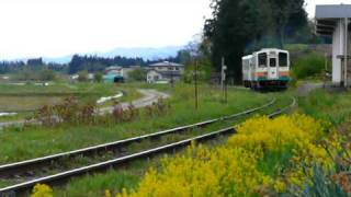 山形鉄道　フラワー長井線　鮎貝駅　10年05月13日