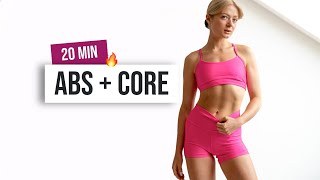 20 MIN ABS AND CORE Burn, No Equipment Home Workout, Core Conditioning and Stren