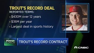 Mike Trout reportedly to sign $430M contract with LA Angels