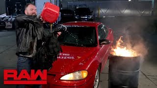 Dean Ambrose sets his Shield vest on fire: Raw, Nov. 12, 2018