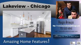 3 BR 2 BA 4800 square foot home in Lakeview Chicago Il 60657 with Modern Kitchen