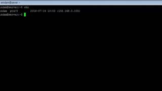 Linux - who Command - w3resource