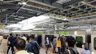 渋谷駅の通勤ラッシュ