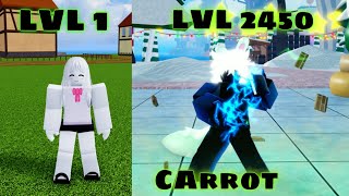 Becoming Carrot Race Awakening Mink V4 ( Electric Claw V1 V2 ) In Blox Fruits