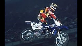 2000 Anaheim 2 Supercross RD 2 McGrath's pass on Vuillemin added in