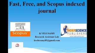 Fast, Free, and Scopus indexed journal for distributed communication and networks