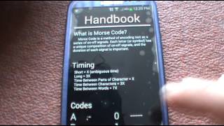Review: Morse Code Trainer Android OS